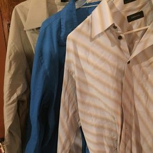3 Calvin Klein Dress shirts